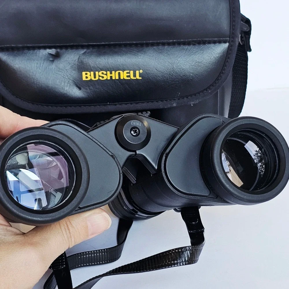 Vintage Bushnell 7-15X35 Binoculars 300 ft at 1000 yds AT7X 13-7016 wCase 1430